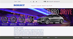 Desktop Screenshot of borbet.de